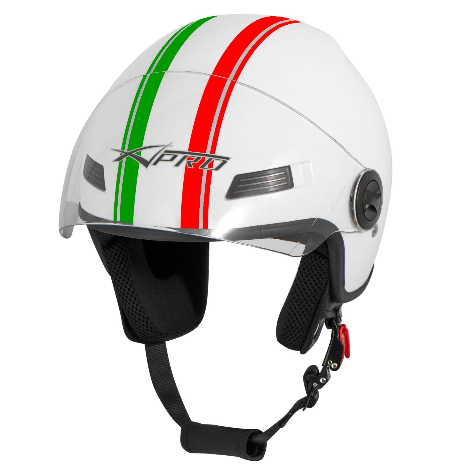 Casque avec Moto Scooter Quad Jet Visiere ECE 22-06 Casque avec Moto Scooter Quad Jet Visiere ECE 22-06