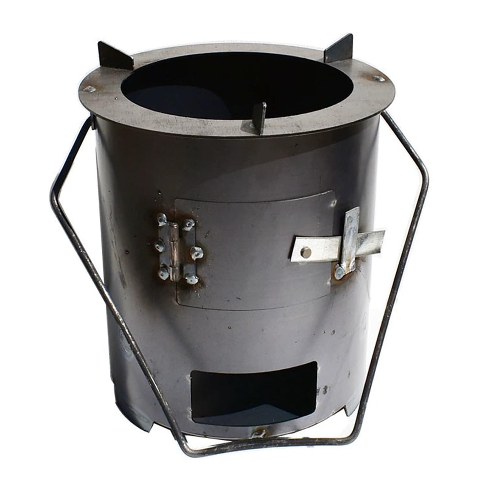Poêle à bois extérieur et cuisinière portable de randonnée pour urgence