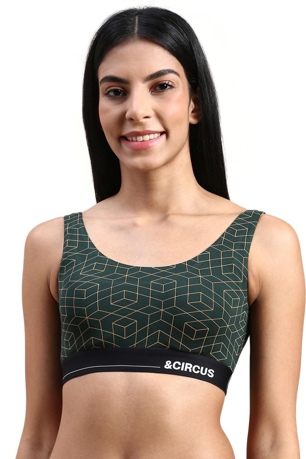 &CircusWomen's Puresoft Beechwood Modal Lounge Bra | High Support Sports Bras for Women Gym Accessories for Women