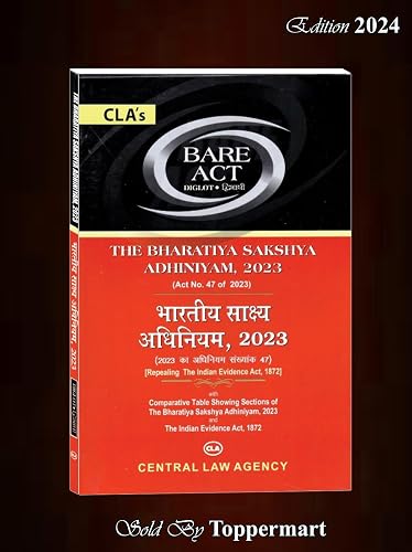 CLA’S THE BHARTIYA SAKSHYA ADHINIYAM (DIGLOT) EDITION 2024