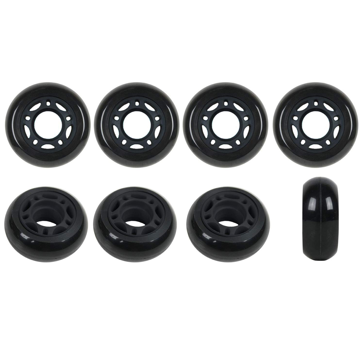 Player's Choice Roller Hockey Goalie Wheels 60mm 82a Set of 8 for Inline Skates