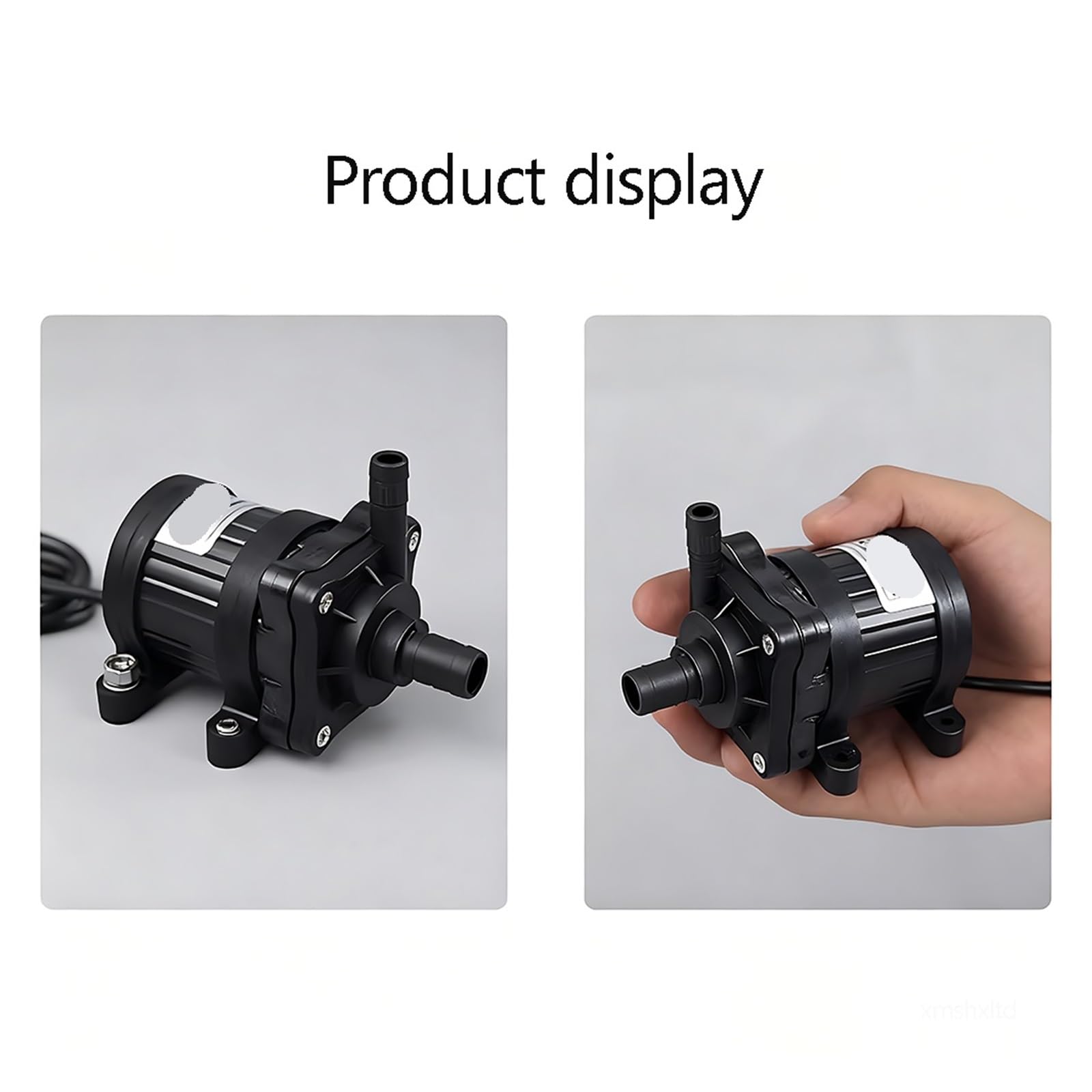 Pequeña bomba de circulación de temperatura silenciosa refrigerada por agua flujo DC12/24V: Motor sin escobillas 360/450 L/H(24110s)