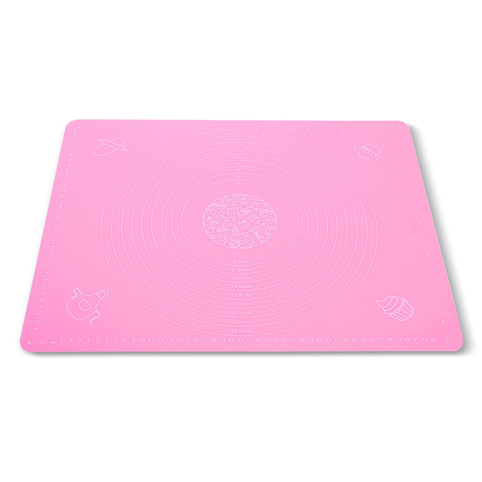Silicone Pastry Mat, Non Stick Baking Mat with Measurement for Home Kitchen