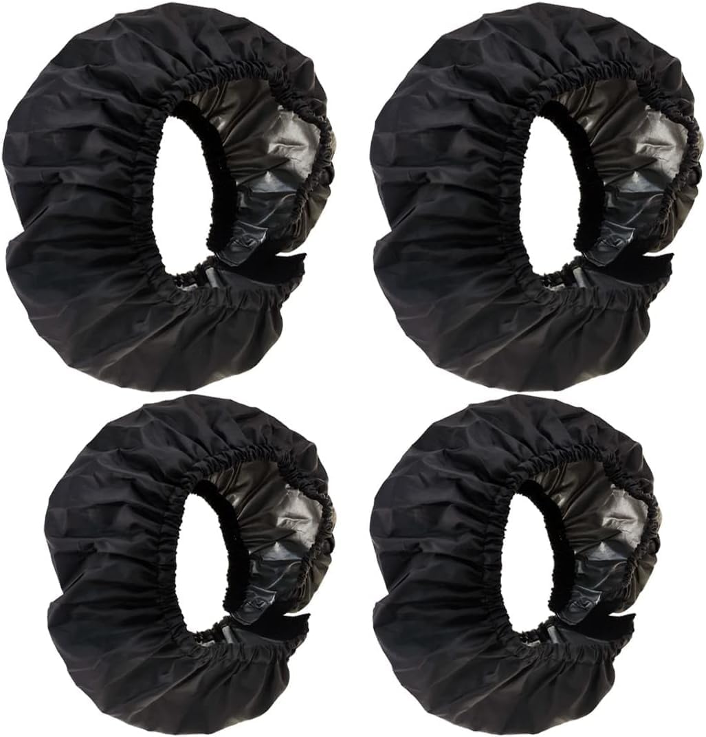 4 Pcs Baby Stroller Wheel Covers, Pram Wheel Covers, Stroller Wheel Protective Cover, Oxford Fabric Baby Stroller Wheel Protectors, Waterproof and Dustproof, Stroller Accessories