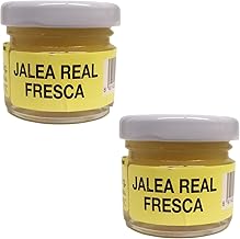 Natural Royal Jelly, Pure and Fresh Spanish 2 glass jars with 30g in total are 60g of Royal Bee Jelly and 2 Spoons