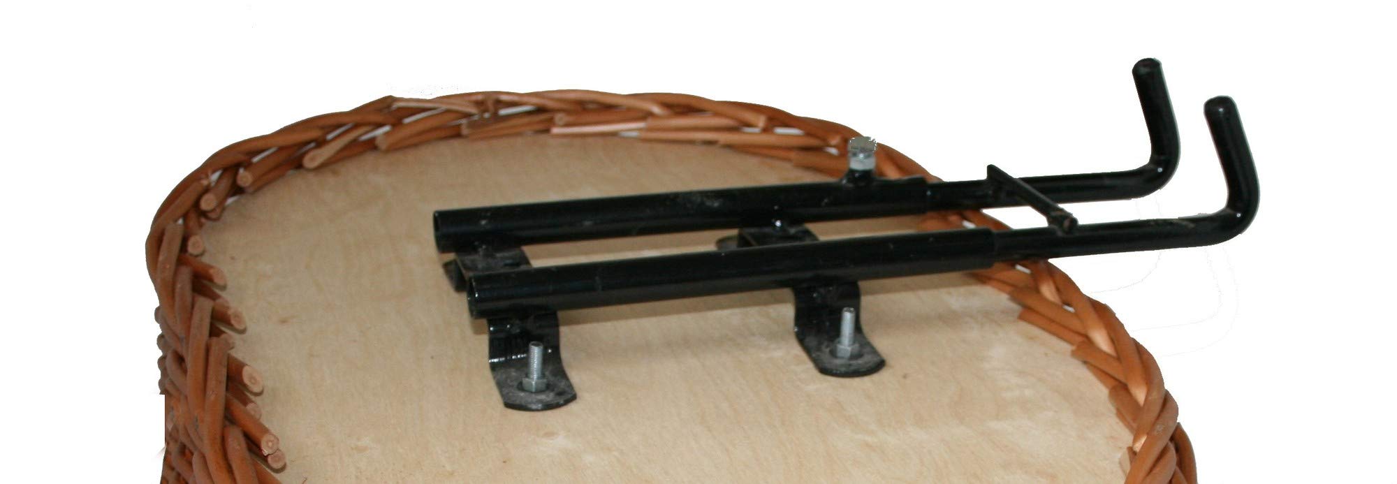 Fixation fourchette Basil 73016 noir pour stabiliser un panier - 2