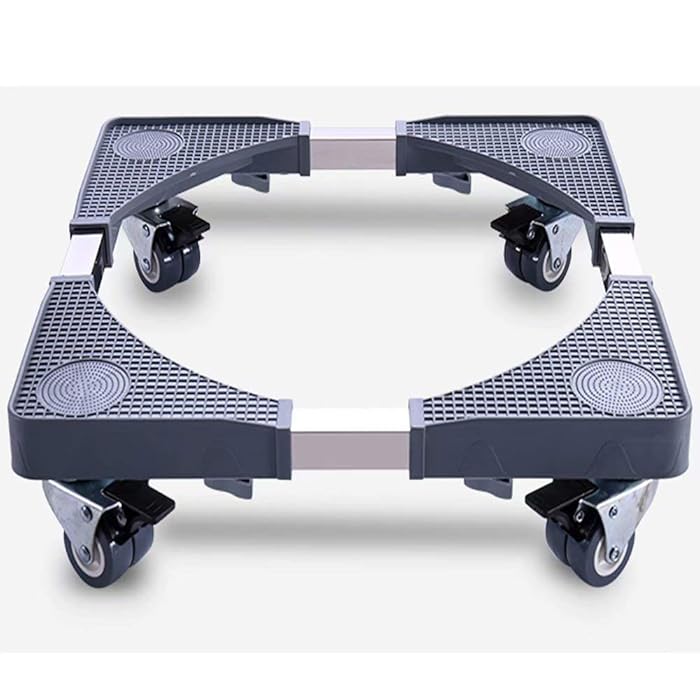 Buy Adjustable Roller Washing Machine Base Portable Washer Dryer Stand