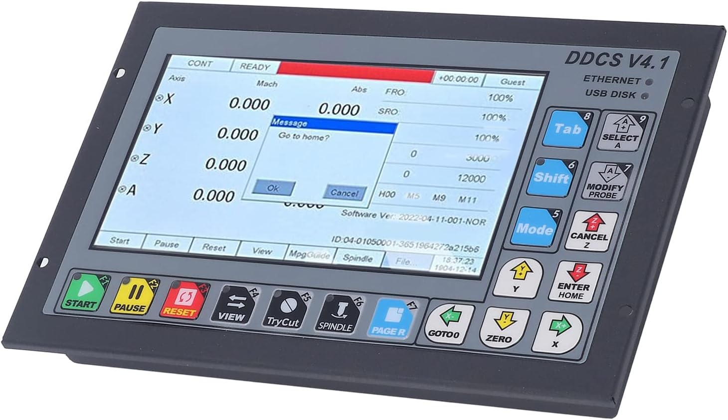 CNC Motion Control System, Multi-Language Fast Speed ??CNC Motion Controller DC Input Clear Display 3 Axis for Industrial Equipment