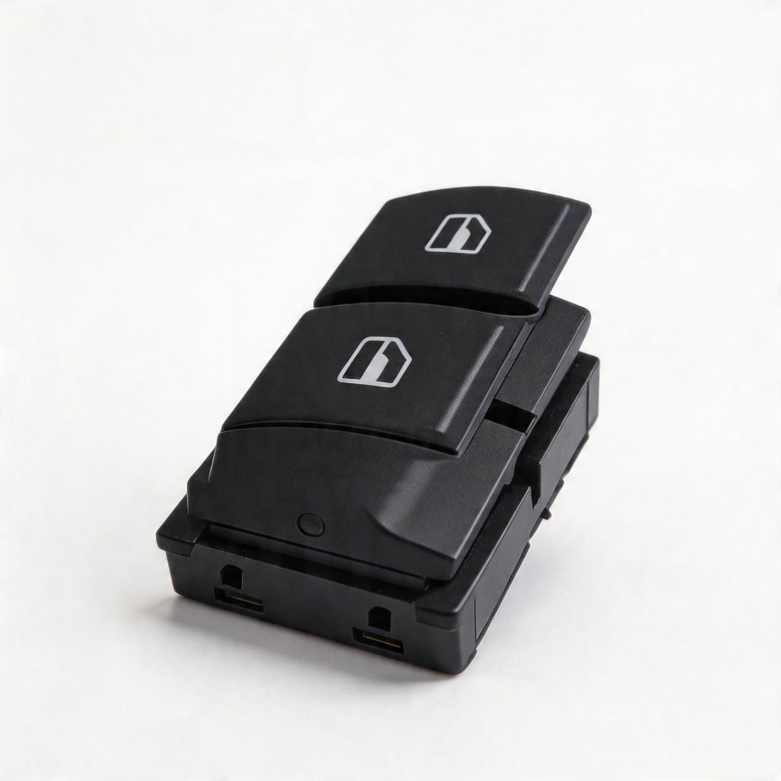 Interrupteur lève-vitre adaptable Skoda commande plastique noir - 6