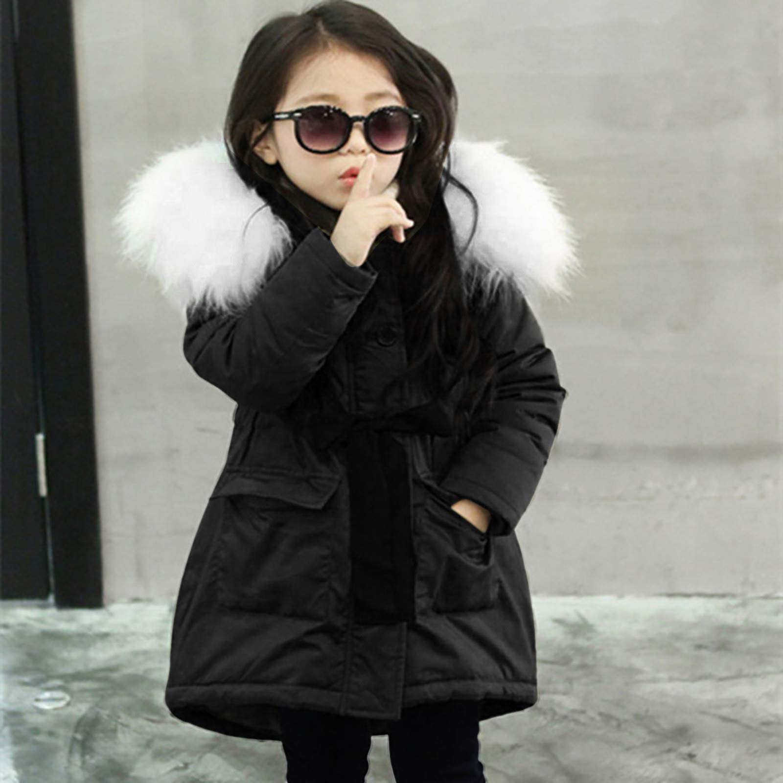 Cappotto per bambini con cappuccio, giacca invernale in cotone, giacca invernale per bambini, cappotto con cappuccio, giacca calda parka per bambini