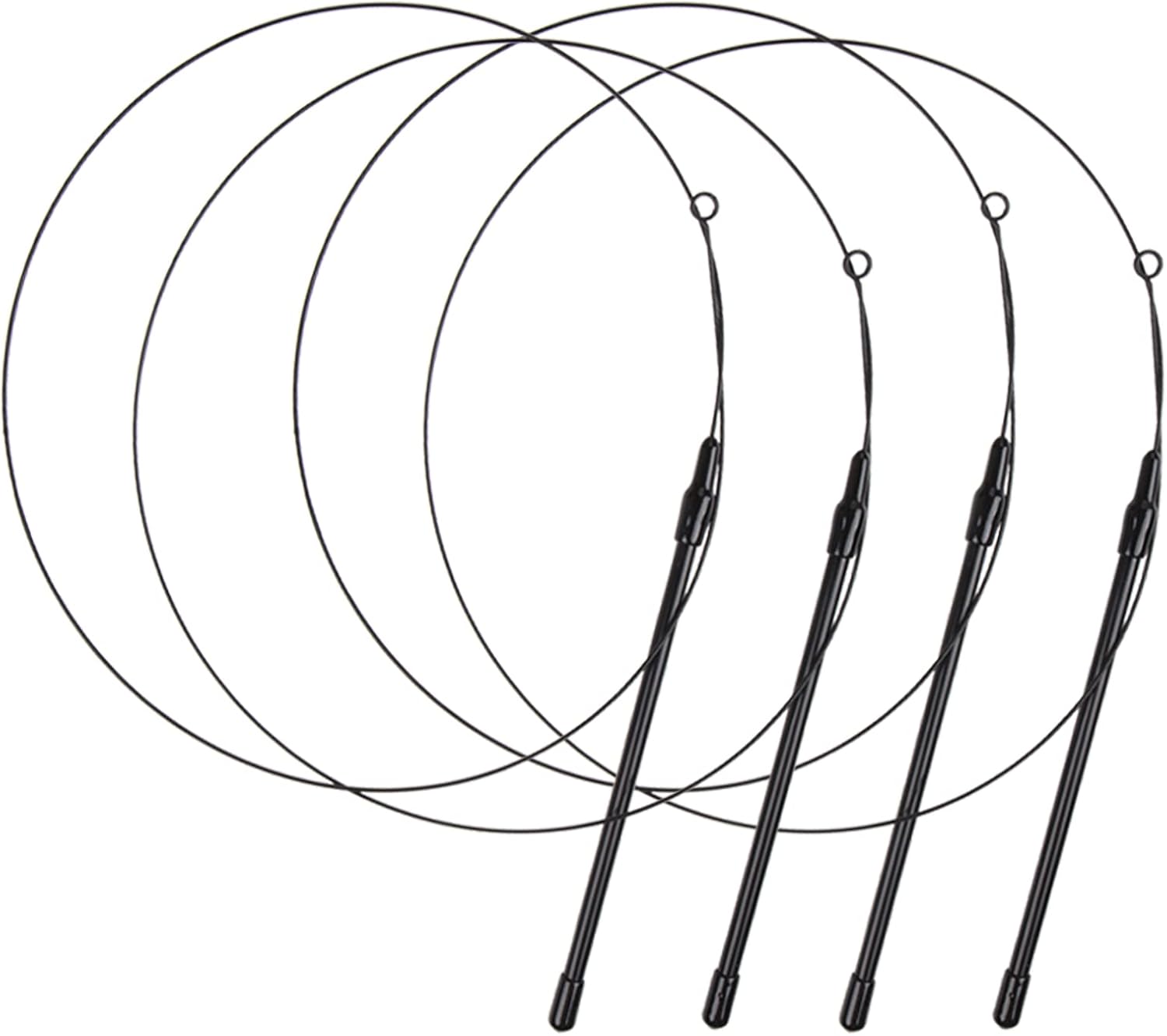 Cat Wands, 4Pack Cat Feather Wands Detachable Can be Inserted into Suction Cup