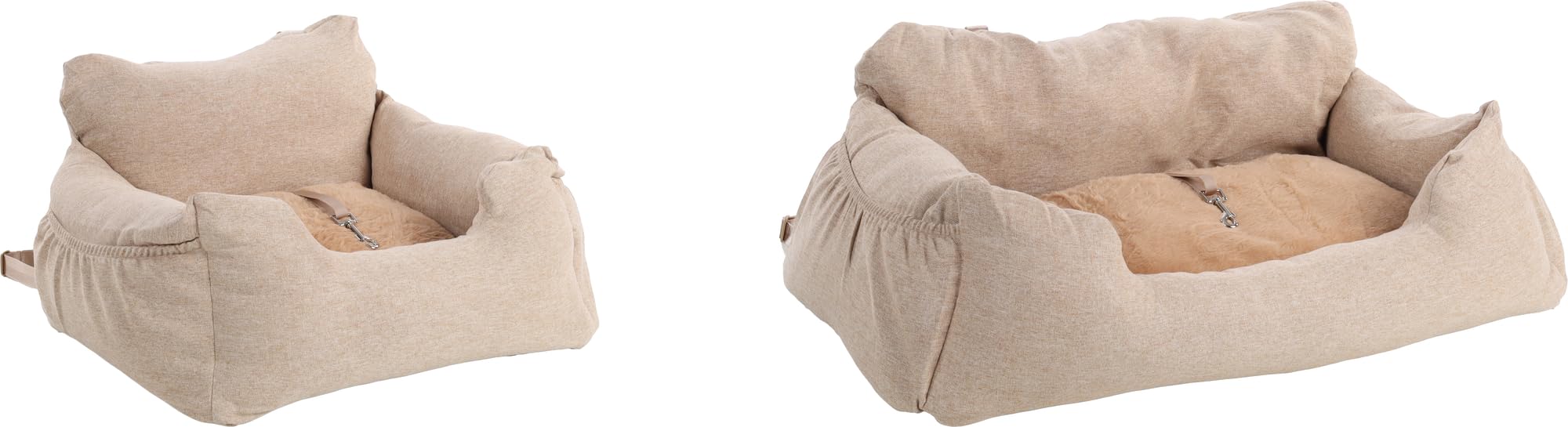 Siège Auto Pour Chien En Cuir - Fort