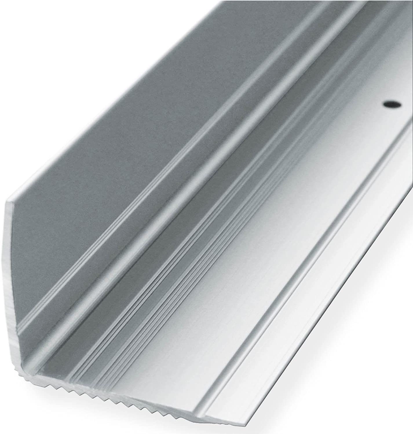 Alberts Eco Flachstange PVC-U - Weiß 1000x20mm | Biobasiert