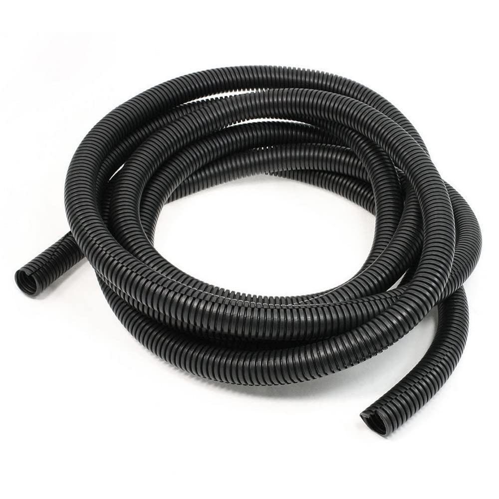 Tubo corrugado protector aislante corrugado plegable autoextinguible con tirador (25 mm x 50 metros)