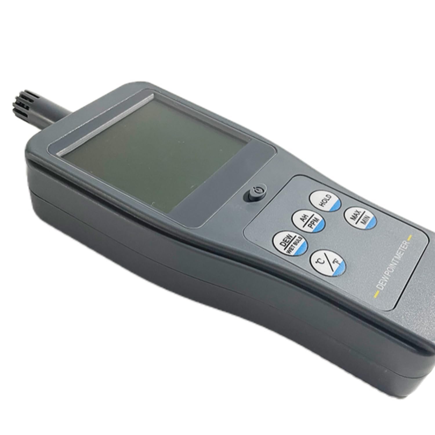 Thermometer Hygrometer Dew Point Meter Ambient Temperature Relative Humidity Dew Point Temperature Wet Bulb Temperature Absolute Humidity PPM Measurement with LCD Display Temperature Unit °C/°F