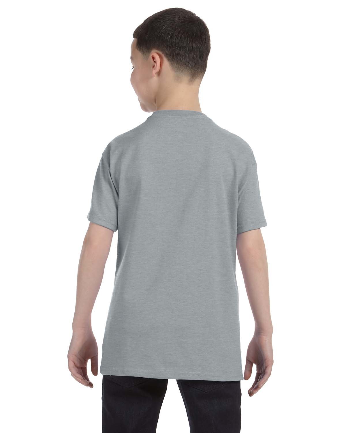 Jerzees Camiseta de manga corta pesada para niños