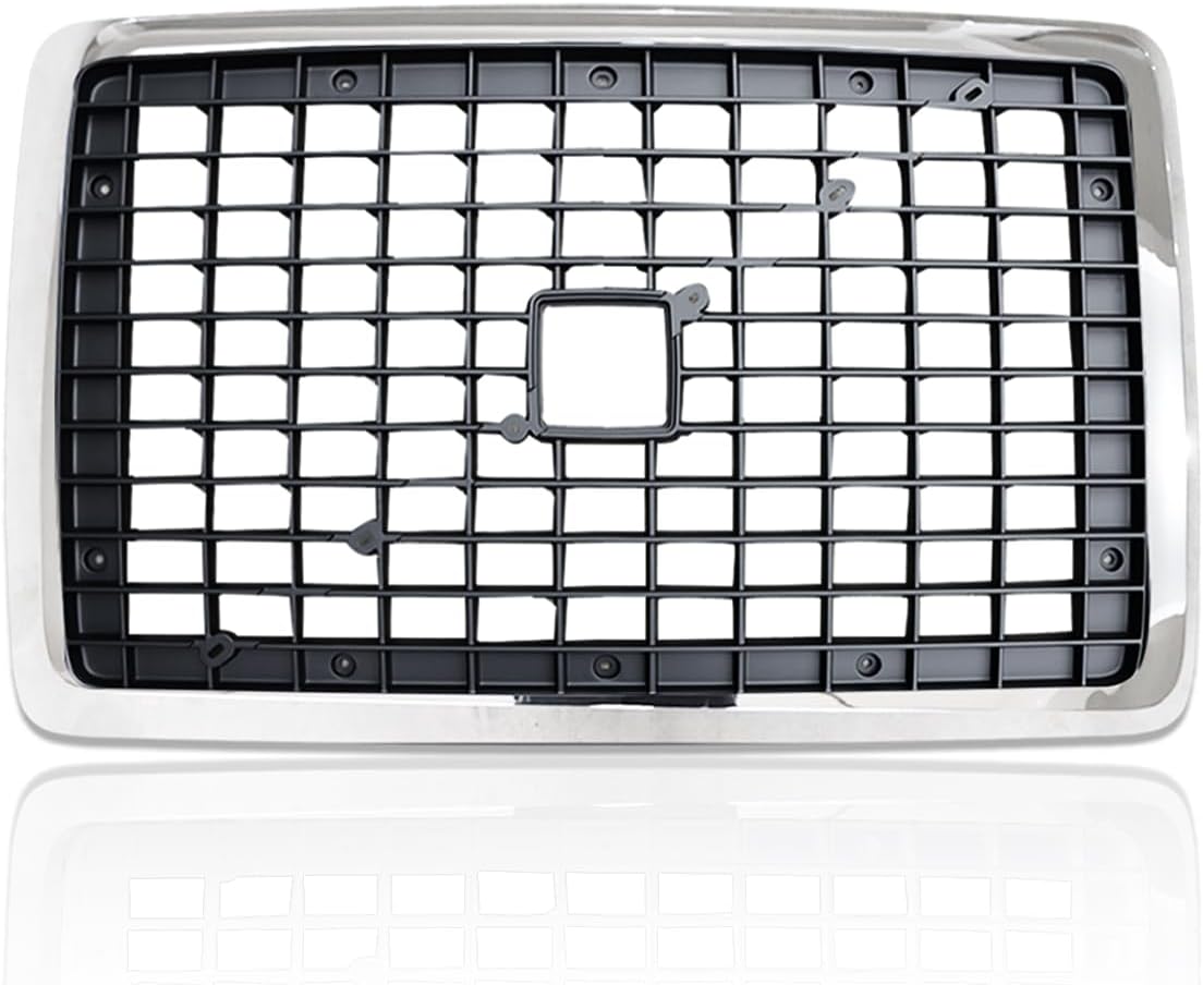 Front Grill Compatible With 2004-2018 Volvo Vnl Semi Trucks W/O Bug Screen (W/O Screen)