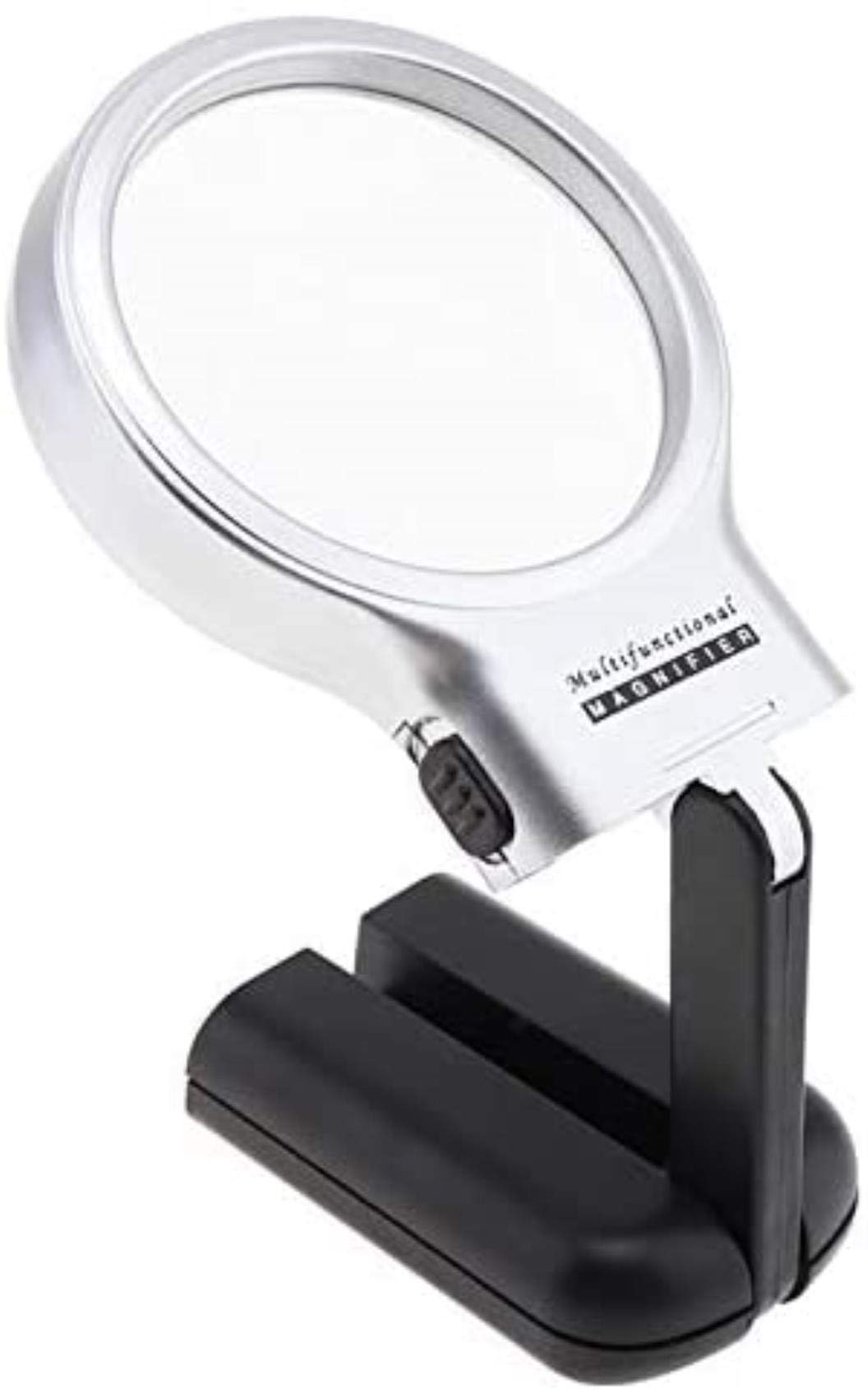 Escritorio Lupa de Mano Lupa ángulo Ajustable Lectura Reloj reparación Lupa LED lámpara de Escritorio