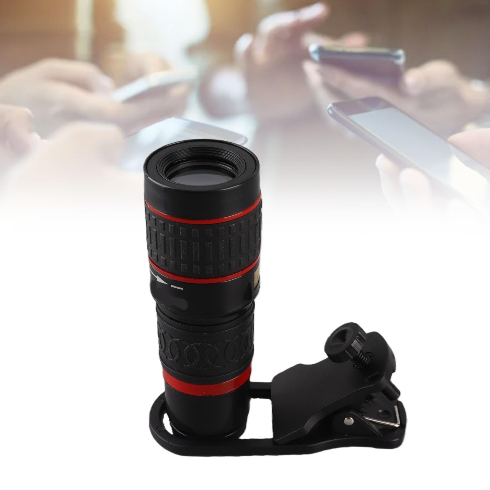 Zoom Lens for Cell Phone, 20X Long Focus Zoom Telephoto Phone Lens Cellphone Camera Lens with Clip for Picture Video Taking-image-33
