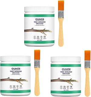 Tree Pruning Sealer | Tree Wound Pruning Sealer & Grafting Compound for Plant | 100g Tree Grafting Wax with Brush | Tree Branch Pruning Wound Sealant