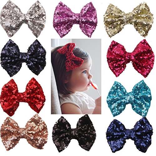 Notre Dame Baby Girl Boutique Bow Crocheted Headband Fits Newborn to Adult