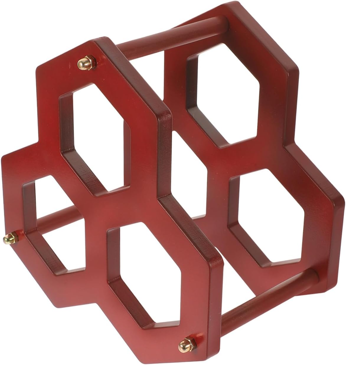 Zerodeko Wooden Tabletop Wine Rack Xmas Rustic Home Decor Bottle Organizer