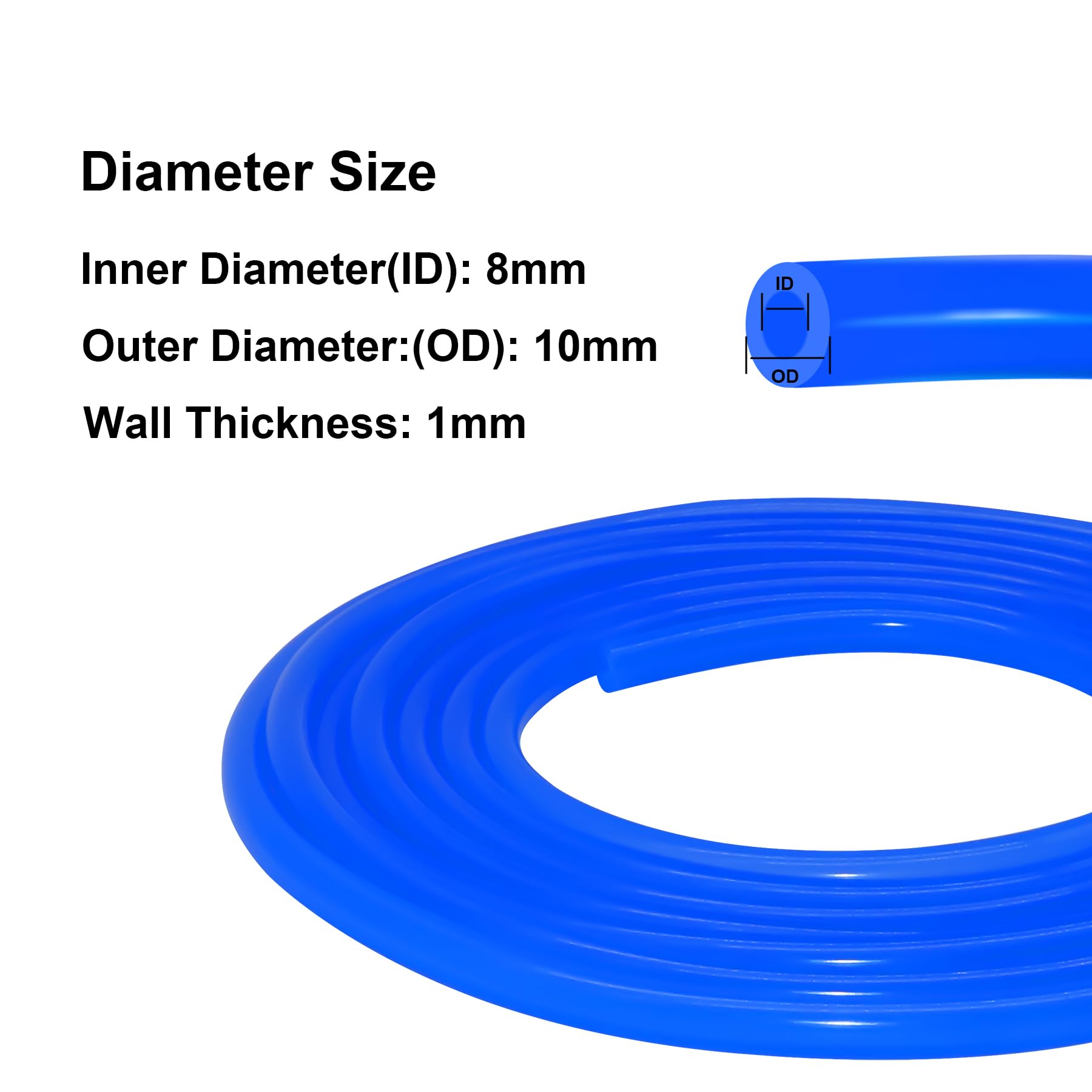 Tuyau noir - 2 mètres de diamètre intérieur 32MM tuyau flexible en PVC sans pression - pour