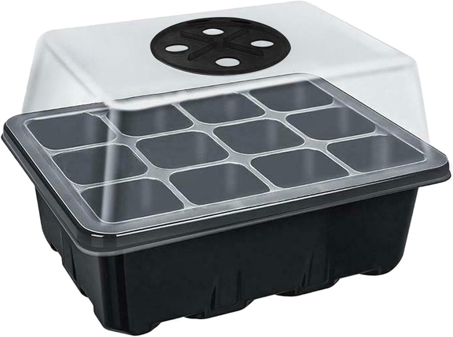 Fauean Seed Propagator Tray Plastic Propagator Growing Trays Seed Trays