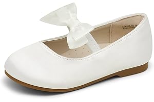 Exquisite Size 13 Girls' Dress Shoes: Mary Janes with Enchanting Bow for Special Occasions