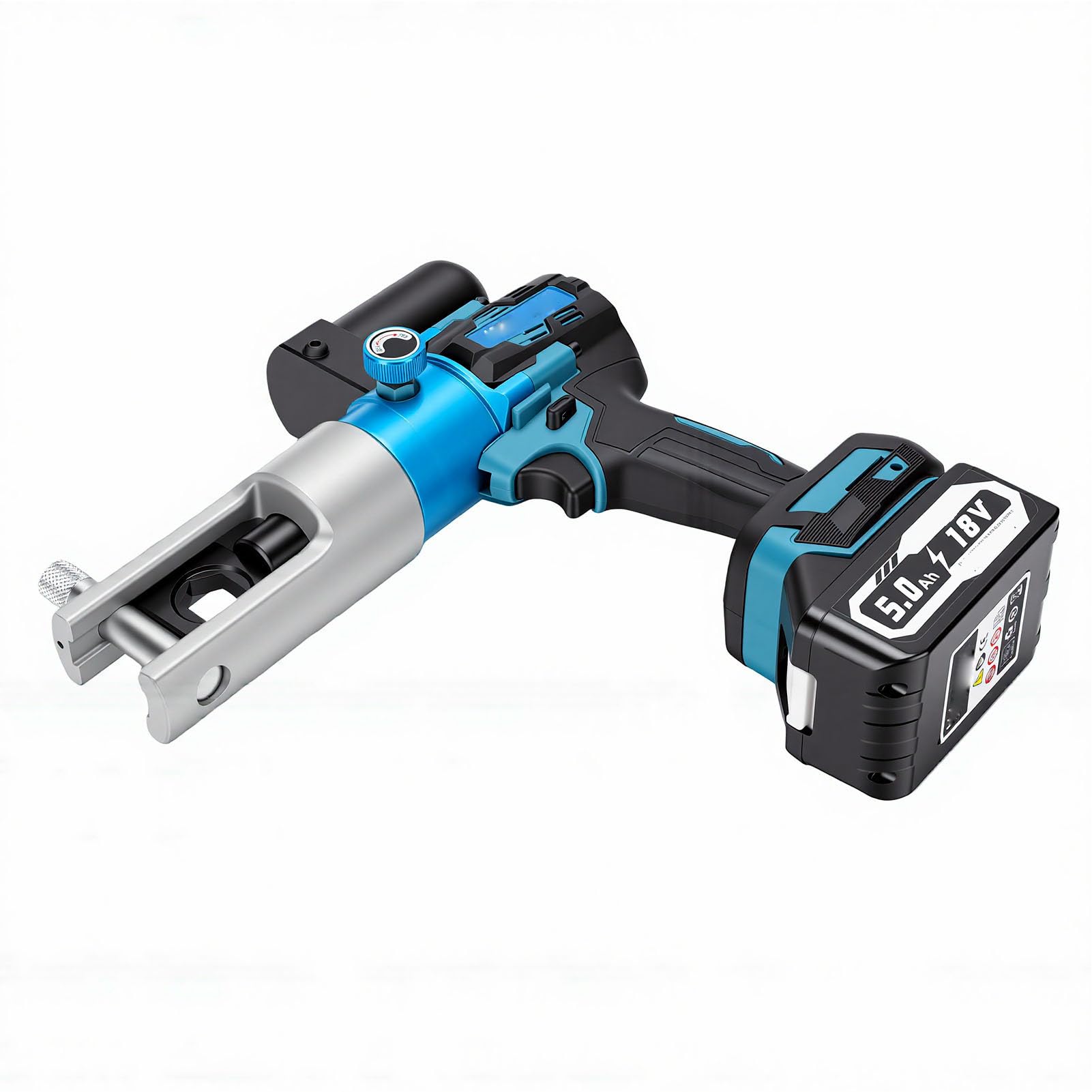 Matybobe Pince à Sertir Hydraulique électrique, 90KN, Légère et Portable