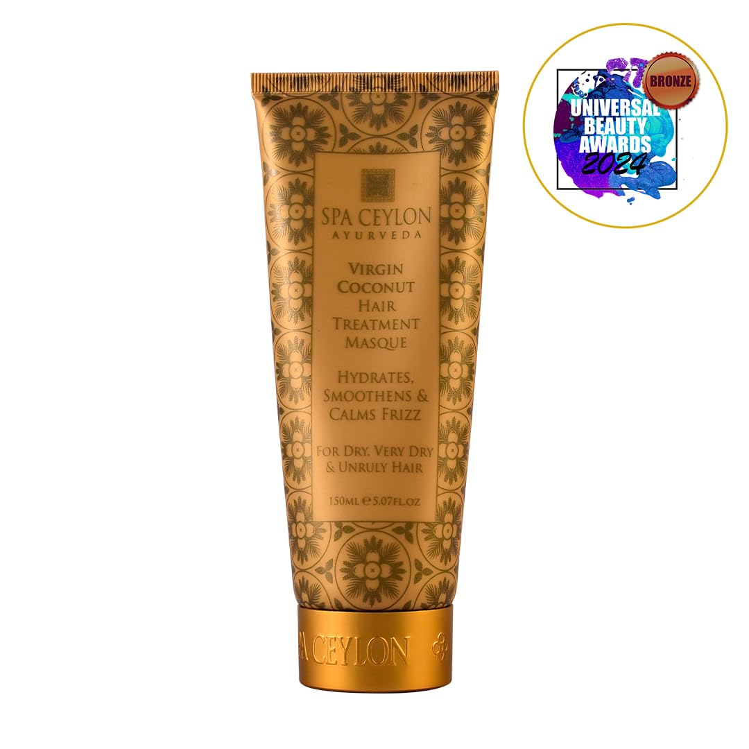 SPA CEYLON Virgin Coconut Hair Treatment Masque, Deep Conditioning, Hair Repair, 100% Vegan & Vegetarian - Image 2