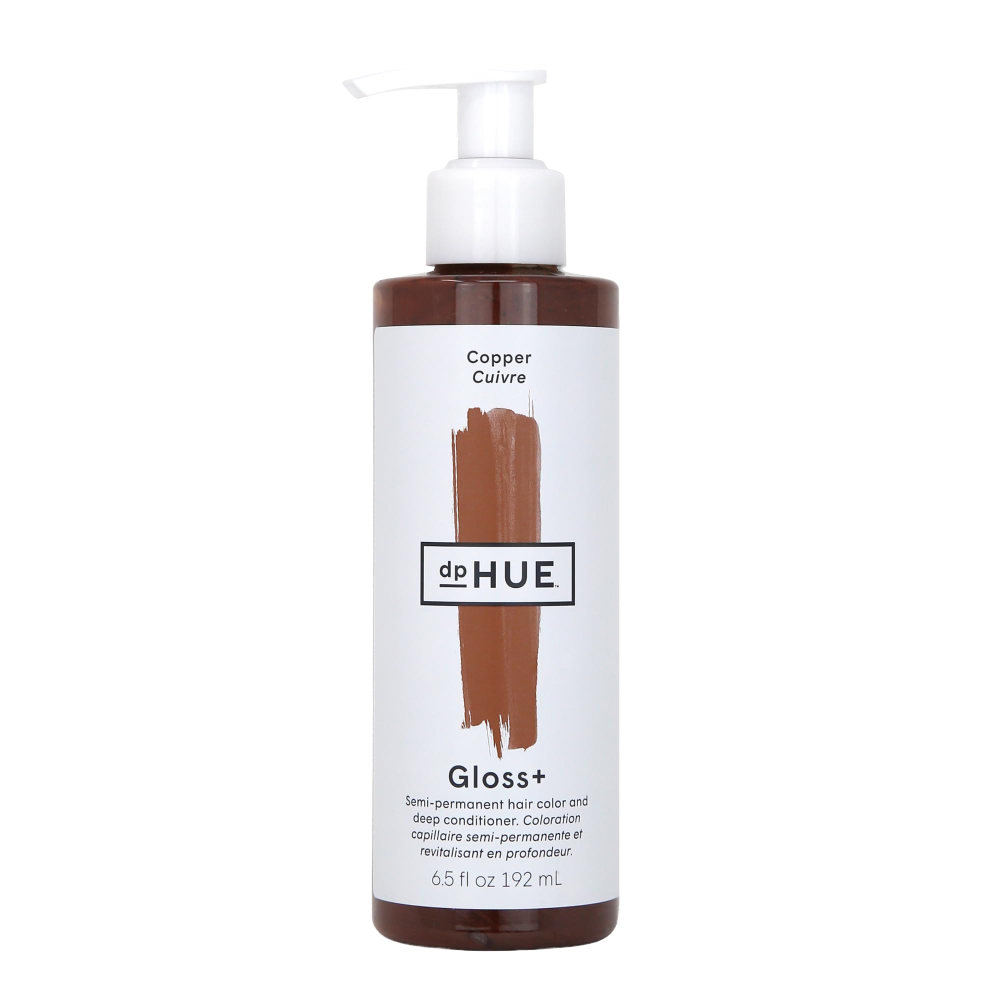 Gloss+, Copper - 6.5 oz (8-12 Applications) - Semi-Permanent Hair Color & Conditioner - Lasts Up to Eight Washes - Paraben, SLS & SLES Sulfate Free - Vegan, Leaping Bunny Certified