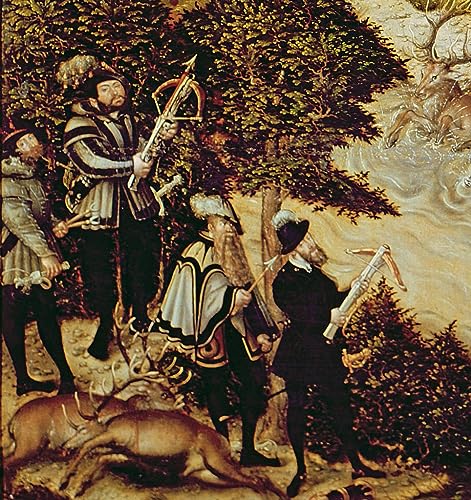 Portrait de Luther Cranach l'Ancien, peinture d'art mural premium