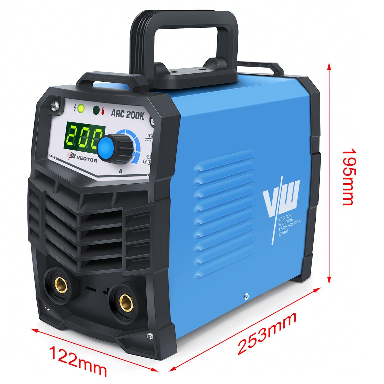 Spawarka elektrodowa 200 A MMA spawarka inwertorowa inwerter elektrody spawarka elektryczna 200 A zestaw ARC200K VECTOR WELDING