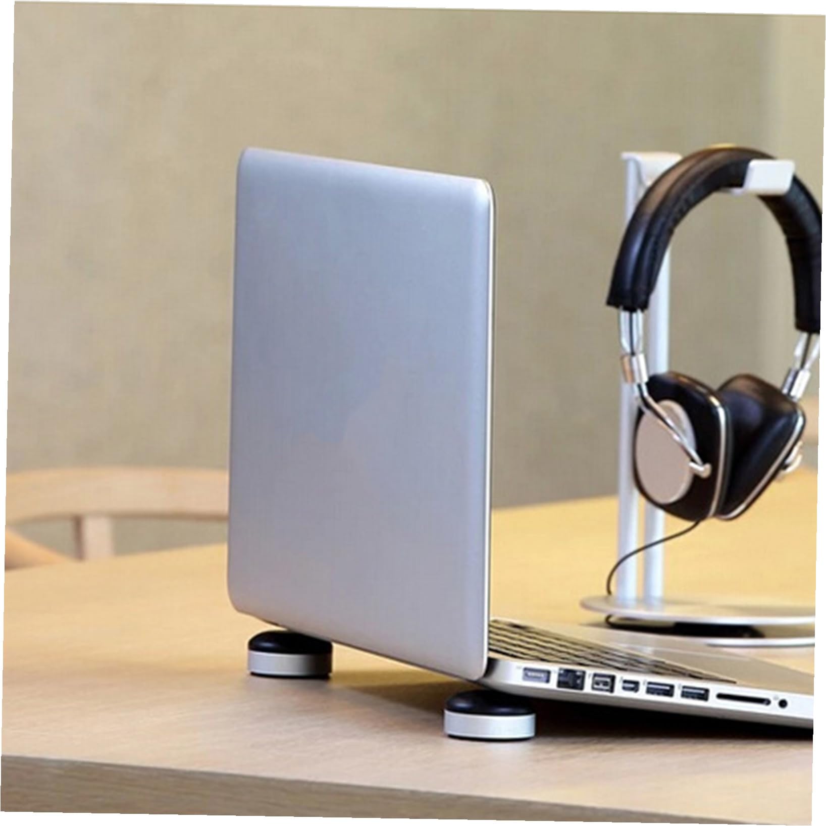 VILLCASE 3 Juegos Soporte Portátil Ergonómico para Computadora Base de Disipación de Almohadilla para Laptop para Oficina y Hogar Negro