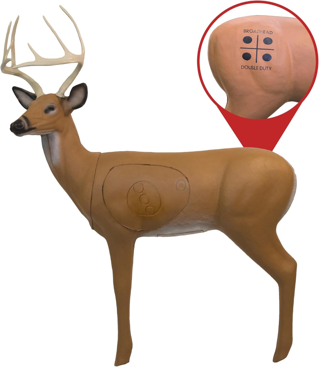 BIGshot Pro Hunter Double Duty Buck Deer Foam 3D Archery Target