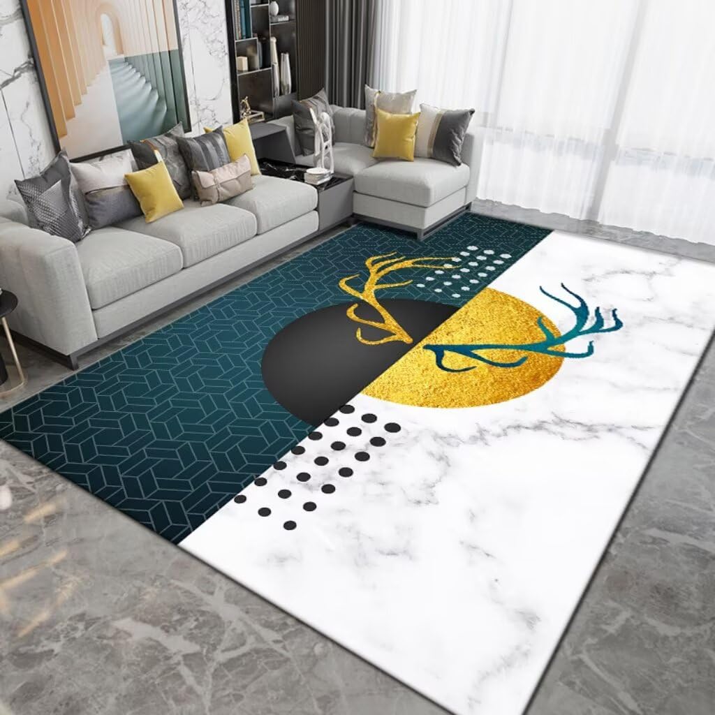 Tappeto Cane Grande Tappeti Moderni E Semplici Resistenti Per Decorazioni Antiscivolo Esterni Bianco Tappetino Antivibrazioni Tappetto Cameretta Bambina 160X200CM