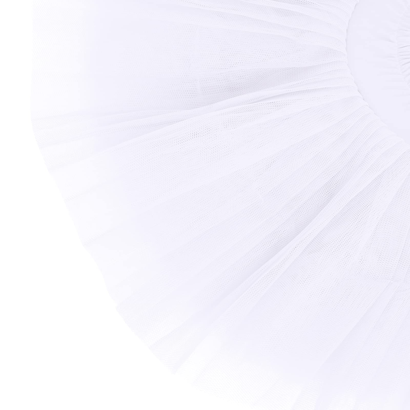 IMEKIS Jupe de ballet pour femme et fille - Tutu - Jupe en tulle - 7 couches - Avec sous-vêtement - Pinces à cheveux - Ensemble de 2 vêtements de danse