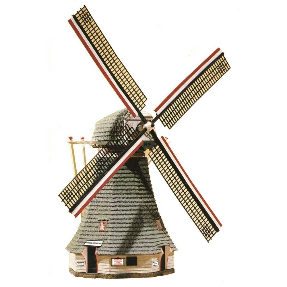 Model Power HO Scale Building Kit - Motorised Windmill