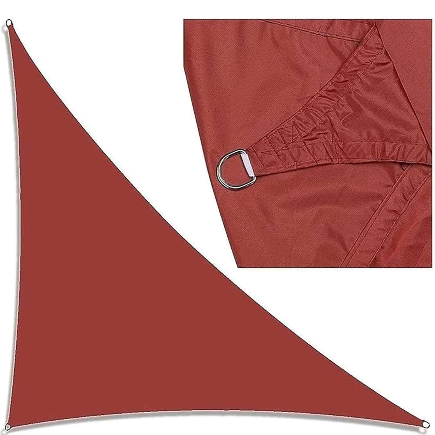 Toile ombrage extérieur imperméable 4.5m avec cordon de montage inclus