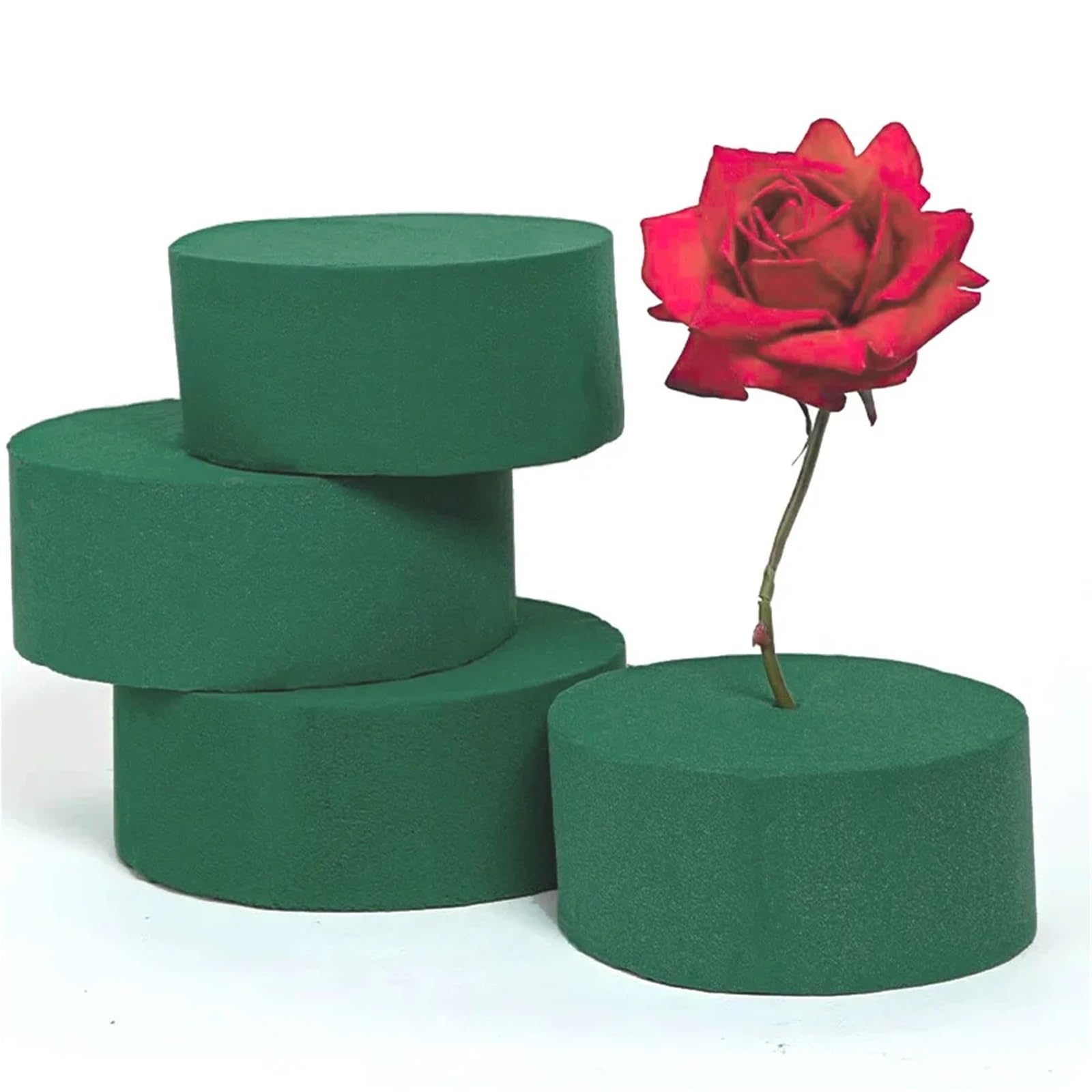 Espuma Floral Redonda 12Pcs Round Floral Foam Blocks Flower Arrangement Decoration For Home Garden Para Bodas, Pasillos, Fiestas