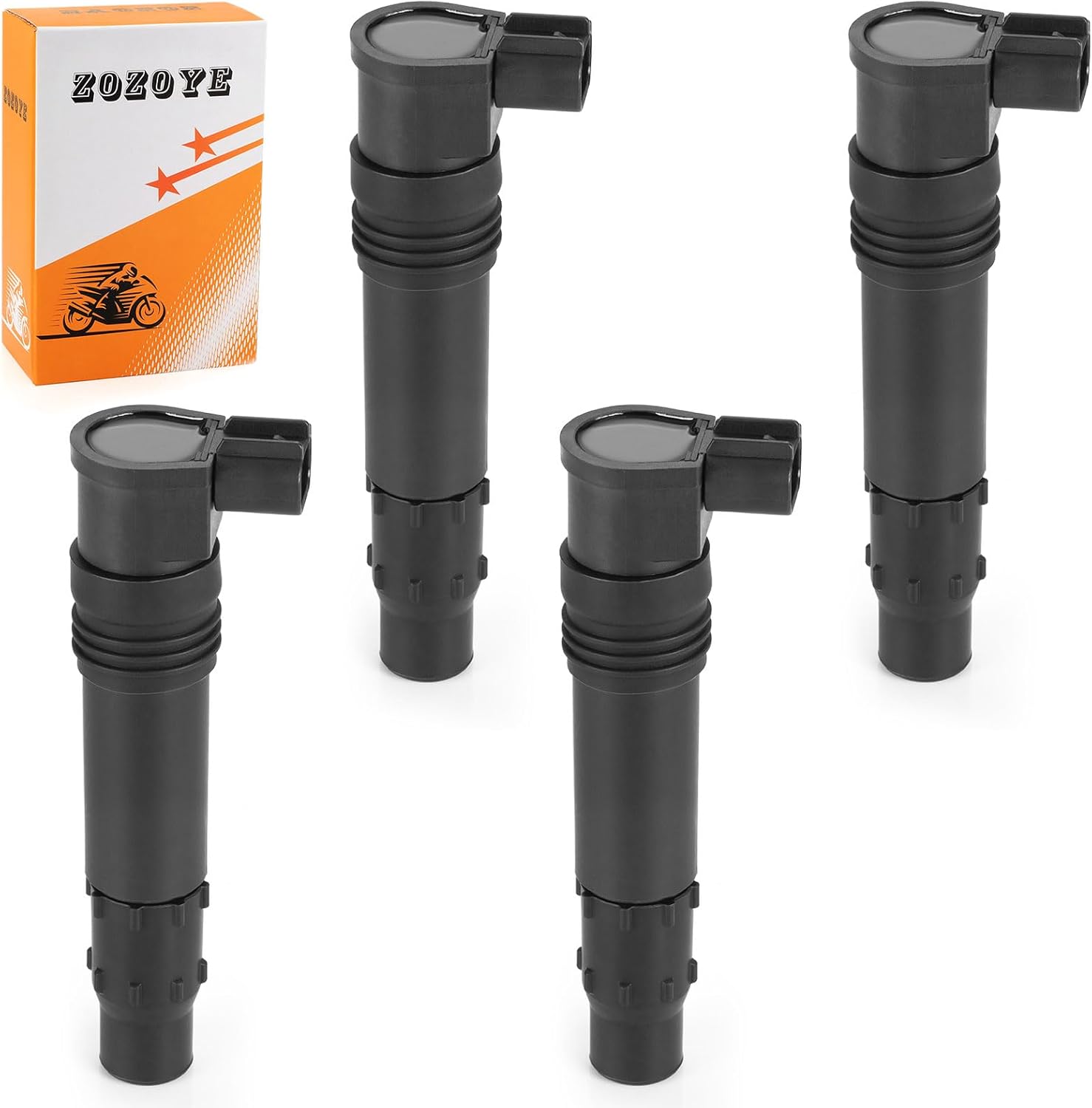 4Pcs Ignition Coil for Kawasaki Ninja 1000 ZX-9R ZX-12R Z1000 Z750S 1998-2013