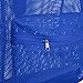WBTY Mesh Backpack, Heavy Lightweight, Washable Large Capacity Clear Backpack for Swimming, Beach Sports (Blue)