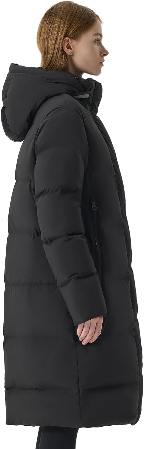 Fitouch Summit Breeze Women's Lightweight Down Puffer | 750+ PF Winter Long Jacket | Soft Warmest Coat
