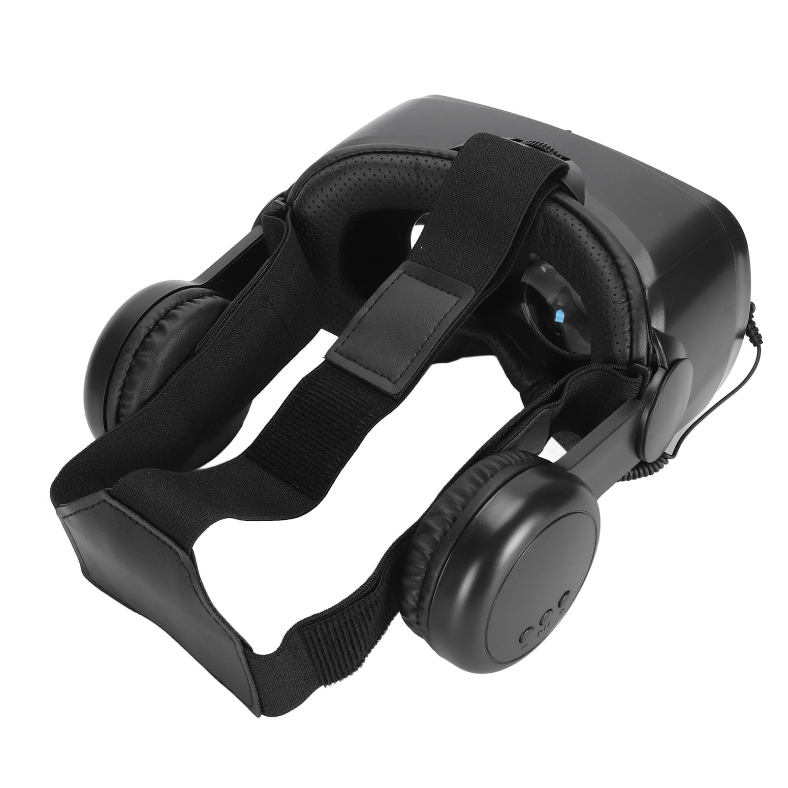 POENVFPO Cuffie per Realtà Virtuale Ampio Angolo di Visione Regolabile Blocco Luce Blu Cuffie Altoparlante Occhiali VR per Telefono Adatte per Utenti