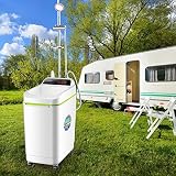 RYUNQ 100 L Mobiler Elektrische Instant Badezimmer, 220V Durchlauferhitzer Dusche, Tragbarer Dusche Warmwasserbereiter, Dusche Warmwasserbereiter, mini Durchlauferhitzer für Camping,Garten ,Wohnmobil