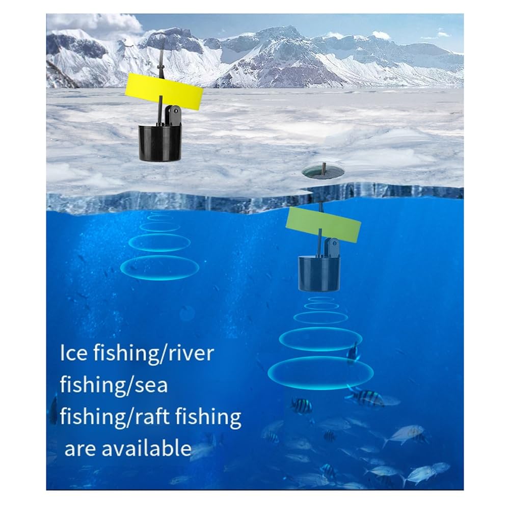 Buscador de Peces Portátil Sonda de Profundidad de Agua con Sensor Transductor Negro