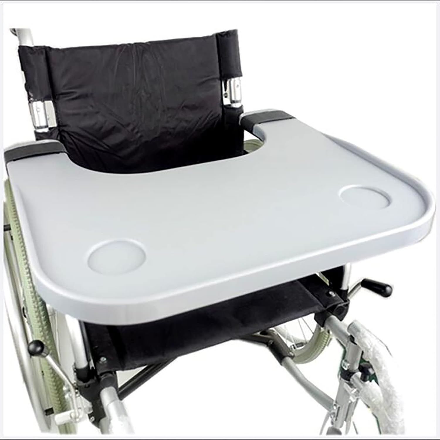 Wheelchair Lap Tray Table, Detachable Lap Desk with Cup