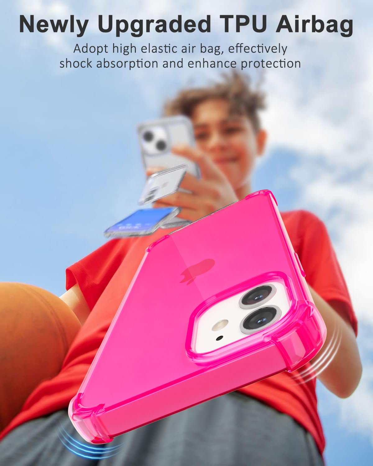 Transparente IPhone 12/12 Pro Hülle – Wald Grün, Stoßfest, Dünn, Mit Kameraschutz & Anti-Fingerabdruck