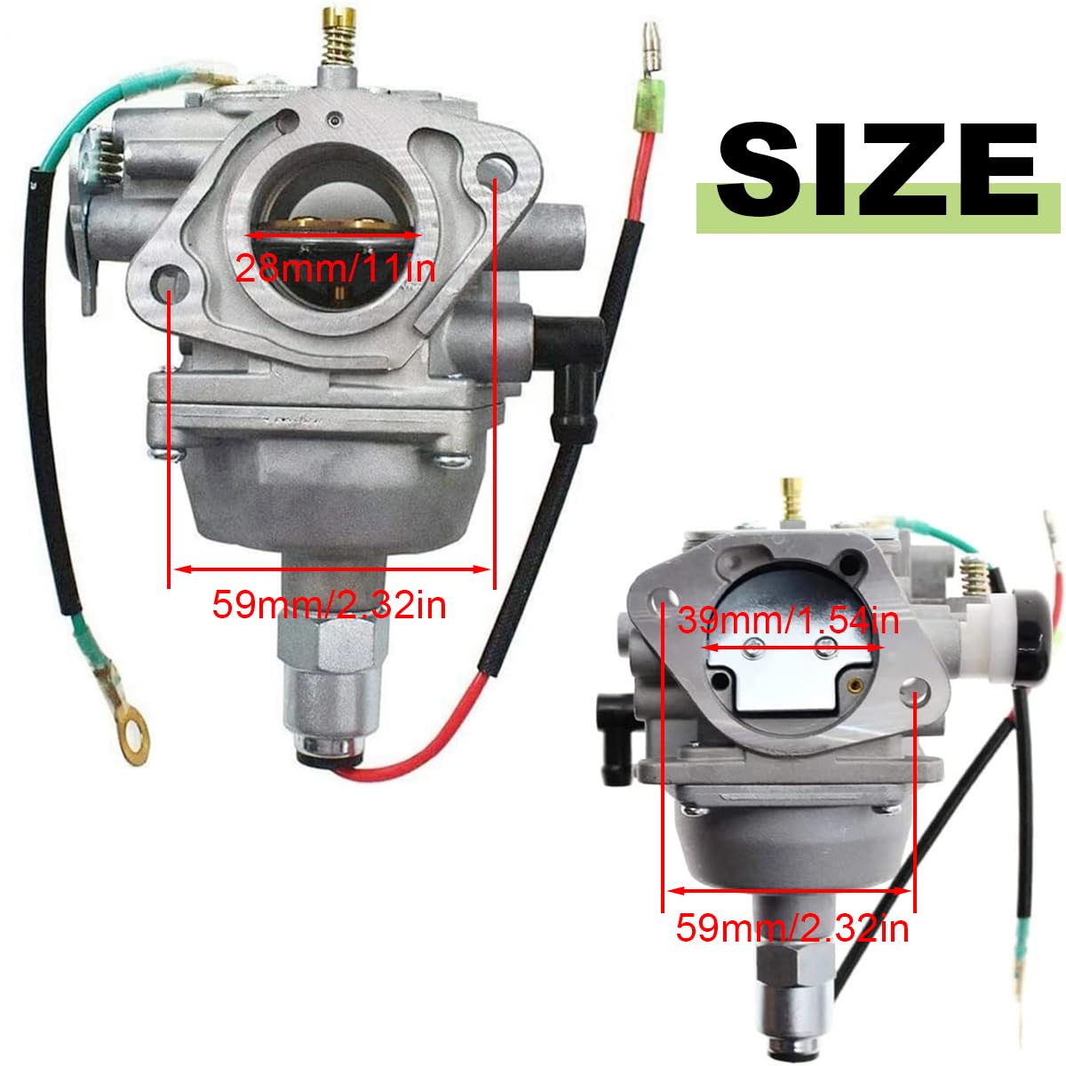 Qiuwanzia SV830 Carburetor Kit for Kohler SV740 SV735 SV730 SV725 23HP 26HP 27HP 24HP 25HP Engines Lawn Tractor Mower Toro 32-853-04 32 853 12-S 32-853-08 32-853-06 with Fuel Pump - Image 2